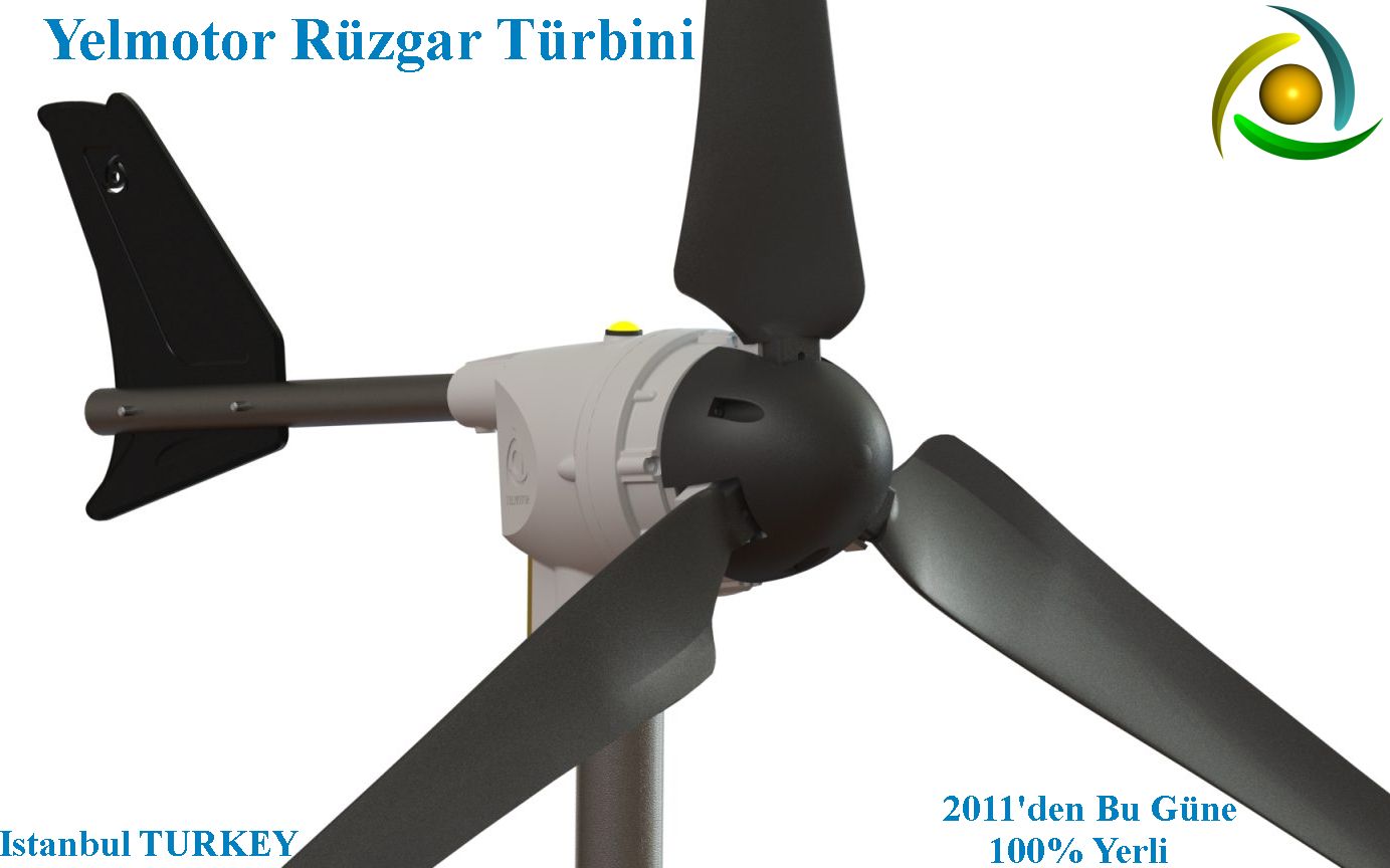 Yelmotor Rüzgar Türbini 500 Watt